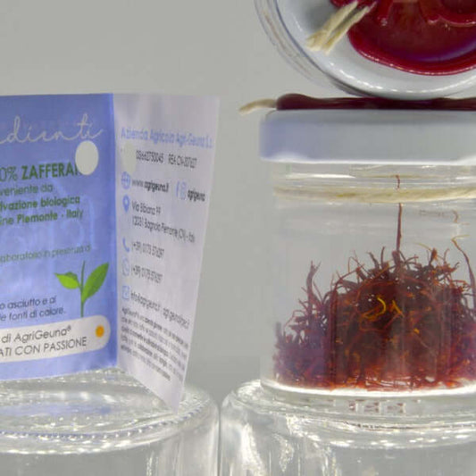 Nuovo packaging per il nostro zafferanetto, lo zafferano di Villaretto