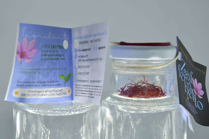 "Zafferanetto- zafferano di Villaretto" - zafferano in pistilli interi coltivato da azienda biologica in modo artigianale