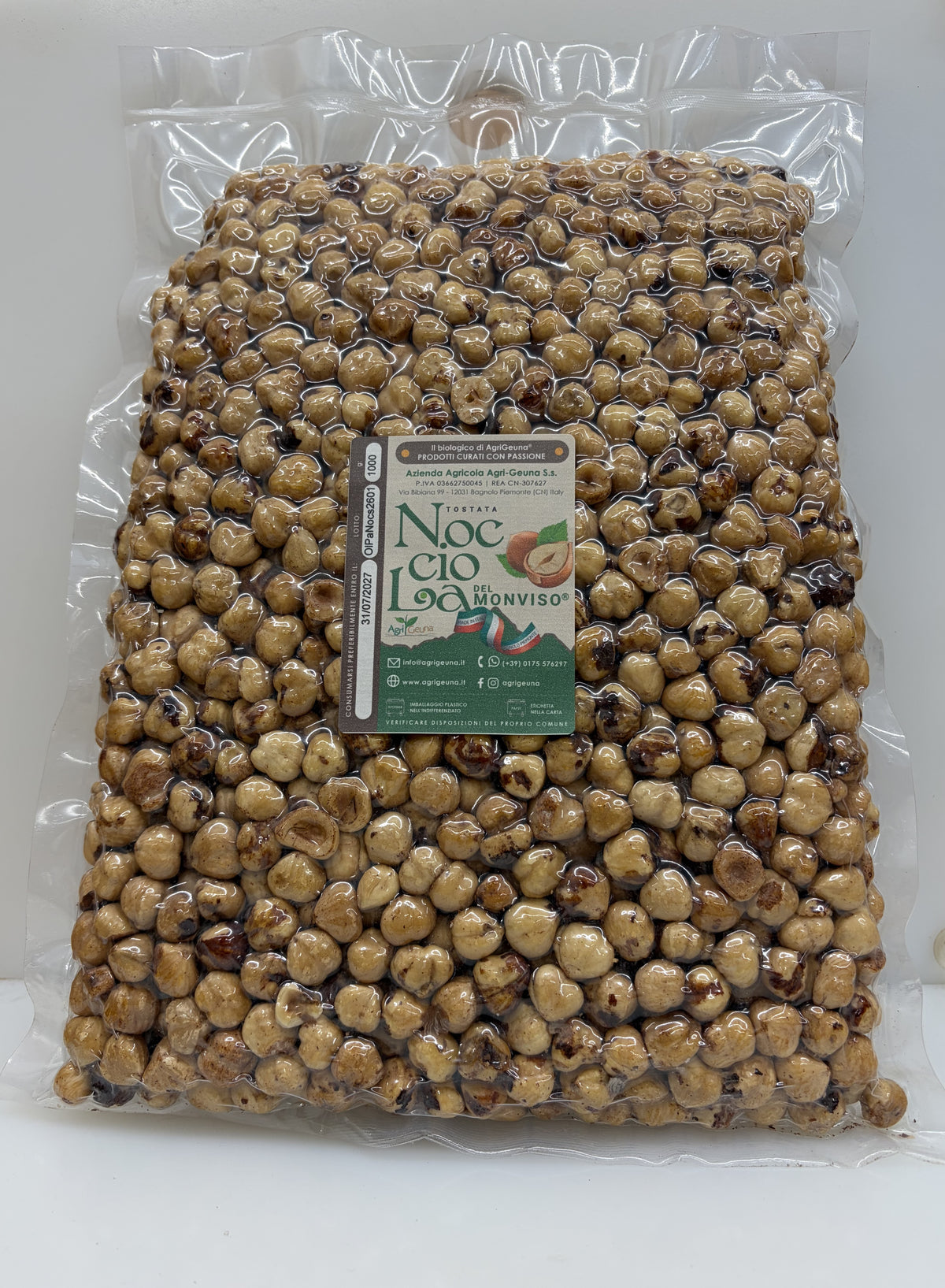 "Nocciola del Monviso"® GERÖSTET | Bio-Betrieb Agri-Geuna®