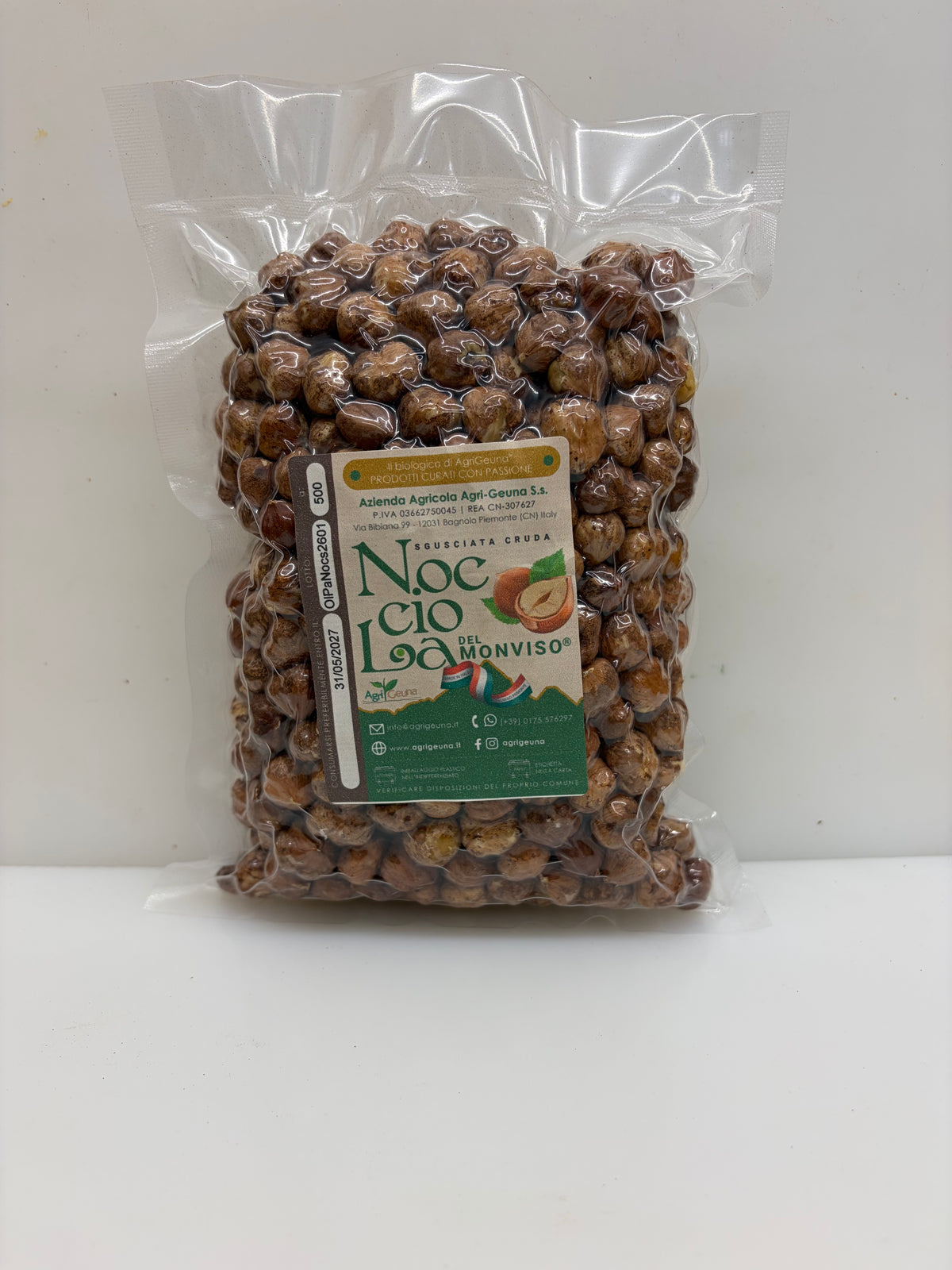 "Nocciola del Monviso"® GESCHÄLGT ROT | Azienda Bio Agri-Geuna®