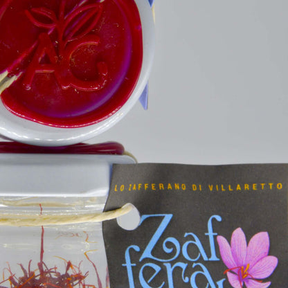 "Zafferanetto- zafferano di Villaretto" - zafferano in pistilli interi coltivato da azienda biologica in modo artigianale